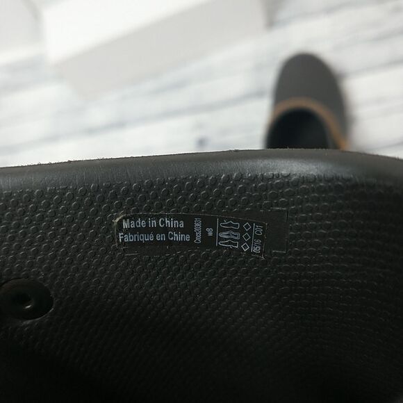 CROCS Sarah Belted Clogs 203631 Womens SZ8 Brown Leather Strap - Picture 7 of 12